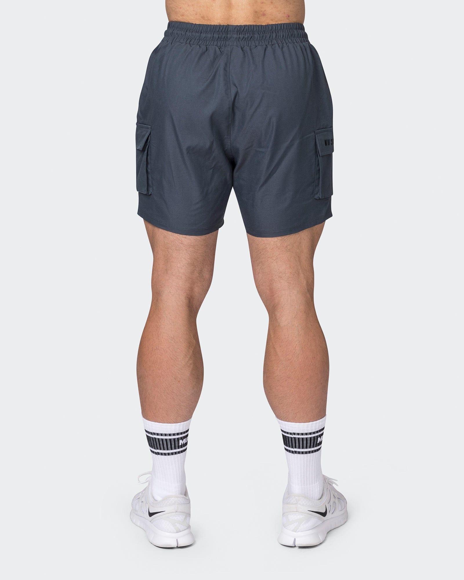 Daily Cargo 5" Shorts Thunder - Muscle Nation men's cargo shorts, view 6