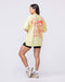 Meowdy Partner Oversized Tee Limoncello - Muscle Nation women's gym tee, view 5