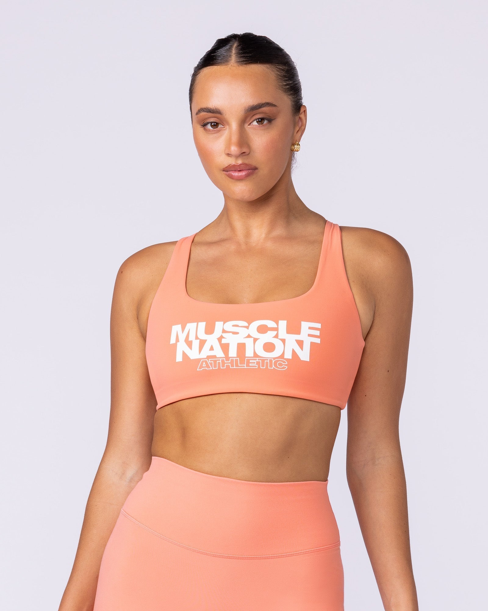 Traction Bra Peachy - Muscle Nation women's sports bra, view 2