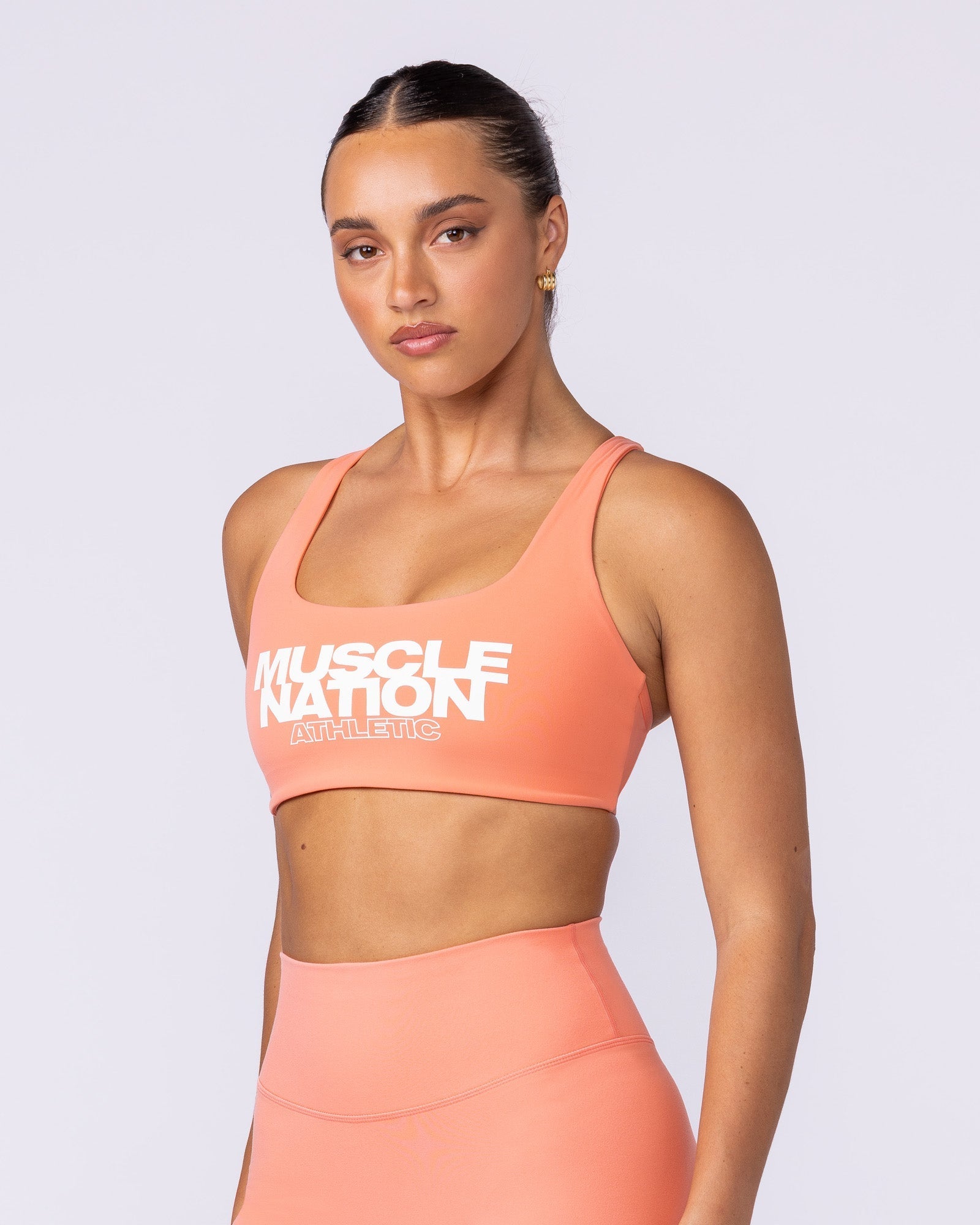 Traction Bra Peachy - Muscle Nation women's sports bra, view 4