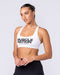 Traction Bra White - Muscle Nation women's sports bra, view 4