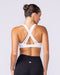 Traction Bra White - Muscle Nation women's sports bra, view 5