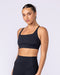 Ultimate Bra Black - Muscle Nation women's sports bra, view 3