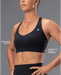 Elite Support Bra Black - Muscle Nation women's sports bra, view 3