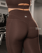 Unrivalled Everyday Pocket Ankle Leggings Cocoa - Muscle Nation women's leggings, view 9