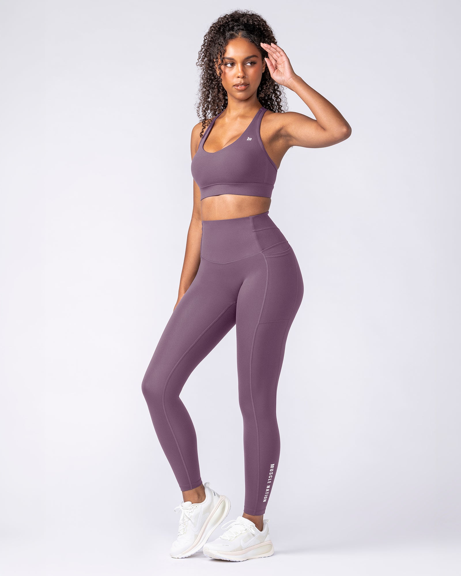 Unrivalled Everyday Pocket Ankle Leggings - Dark Thistle