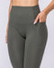 Unrivalled Everyday Pocket Ankle Leggings Eucalyptus - Muscle Nation women's leggings, view 5