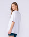 Viper Oversized Tee White - Muscle Nation women's gym tee, view 2