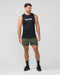 New Heights 4" Shorts Dark Khaki - Muscle Nation men's gym shorts, view 6