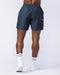 Daily Cargo 5" Shorts Navy (Silicon Logo) - Muscle Nation men's cargo shorts, view 5