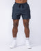 Daily Cargo 5" Shorts Navy (Silicon Logo) - Muscle Nation men's cargo shorts, view 2