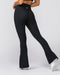 Everyday High Rise Flare Leggings Short - Black