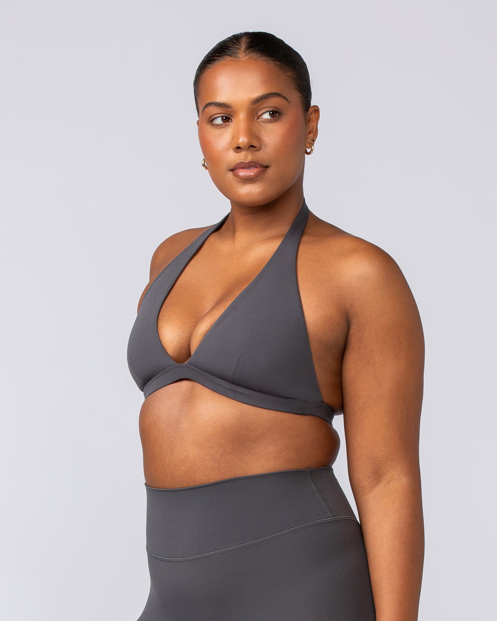 Halter Bralette Phantom - Muscle Nation women's bralette, view 4