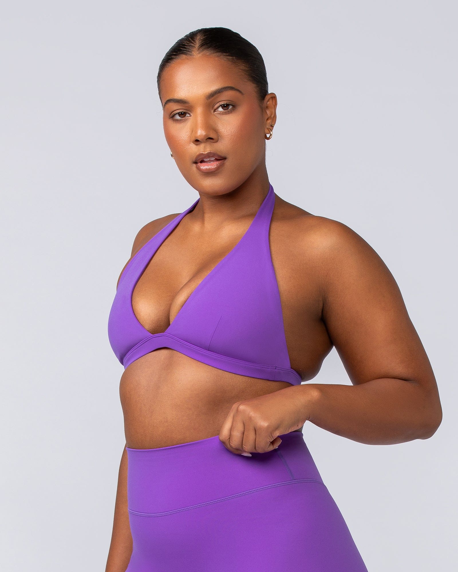Halter Bralette Viola - Muscle Nation women's bralette, view 4