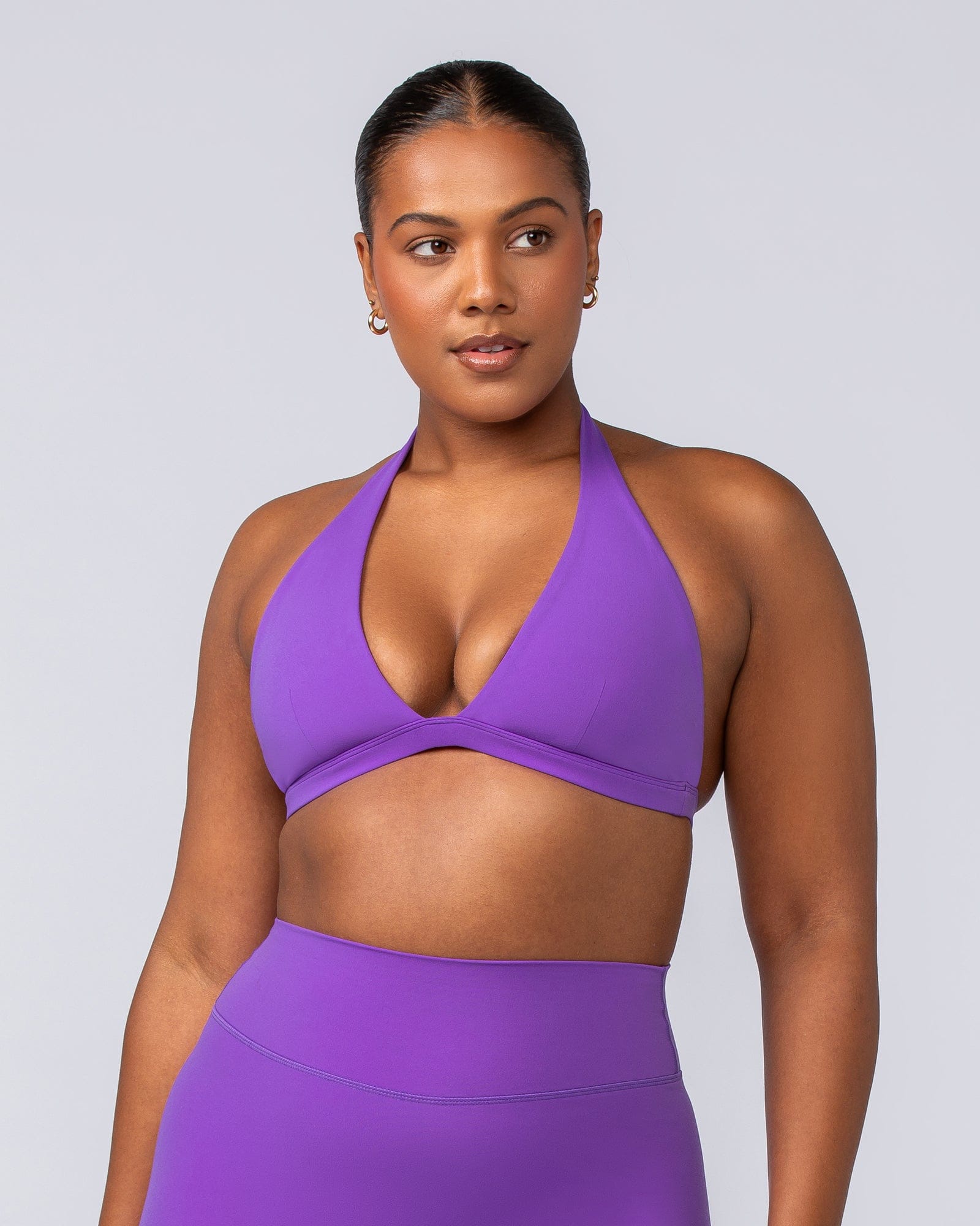 Halter Bralette Viola - Muscle Nation women's bralette, view 3