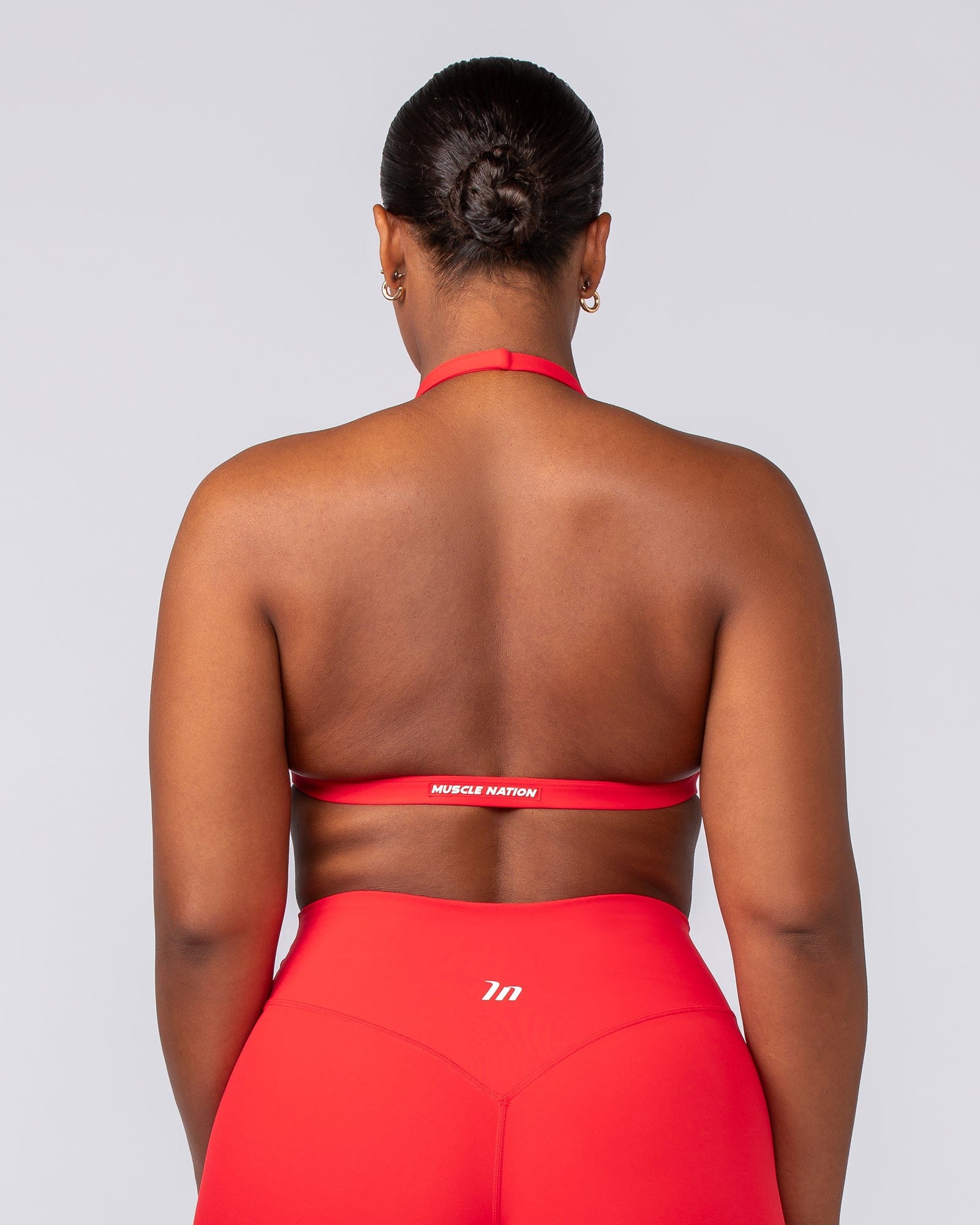 Halter Bralette Salsa - Muscle Nation women's bralette, view 4
