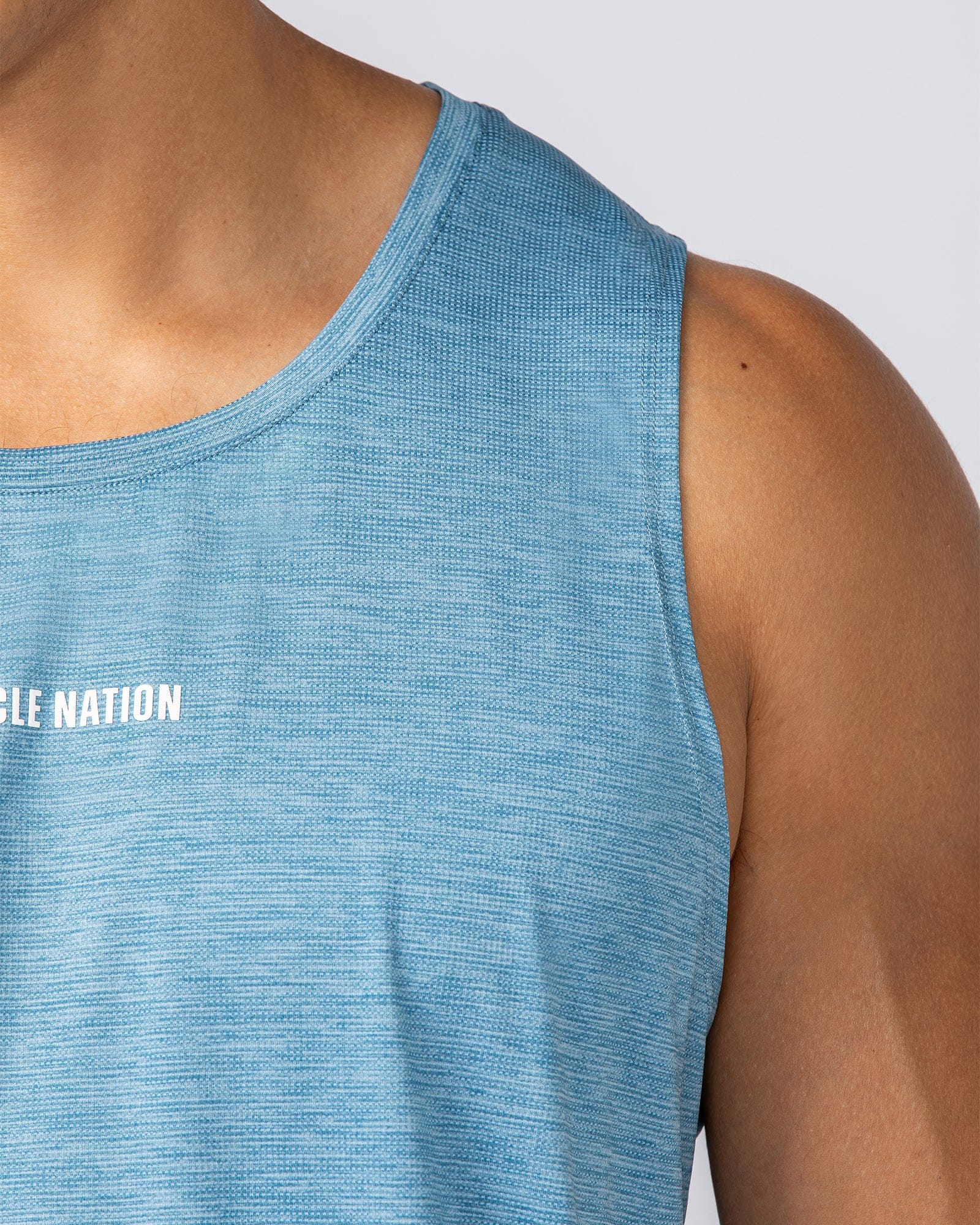 Aero Active Tank Pale Thunder - Muscle Nation men's muscle tank, view 2
