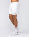 On Repeat Training 5" Shorts White - Muscle Nation men's gym shorts, view 2