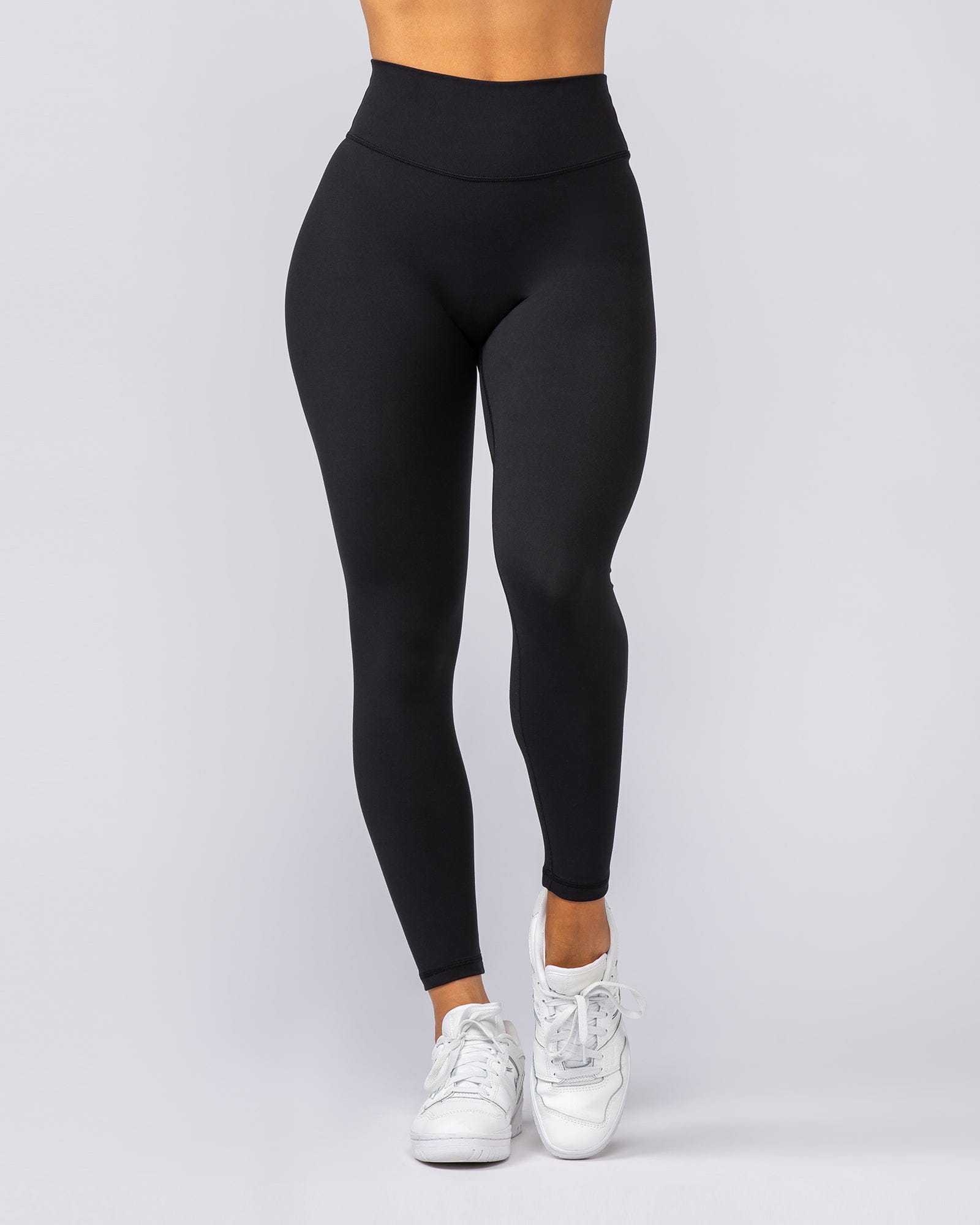 Liberty High Rise Ankle Length Leggings Black - Muscle Nation women's leggings, view 2