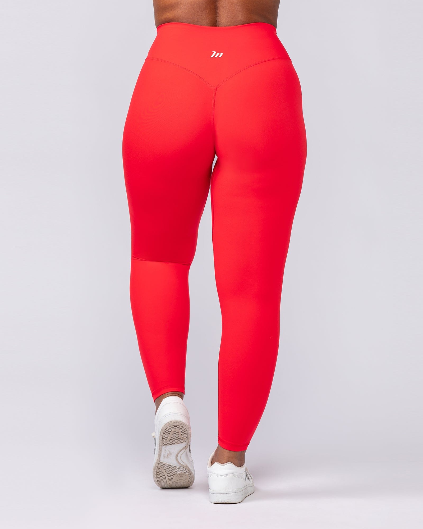 Liberty High Rise Ankle Length Leggings Salsa - Muscle Nation women's leggings, view 5