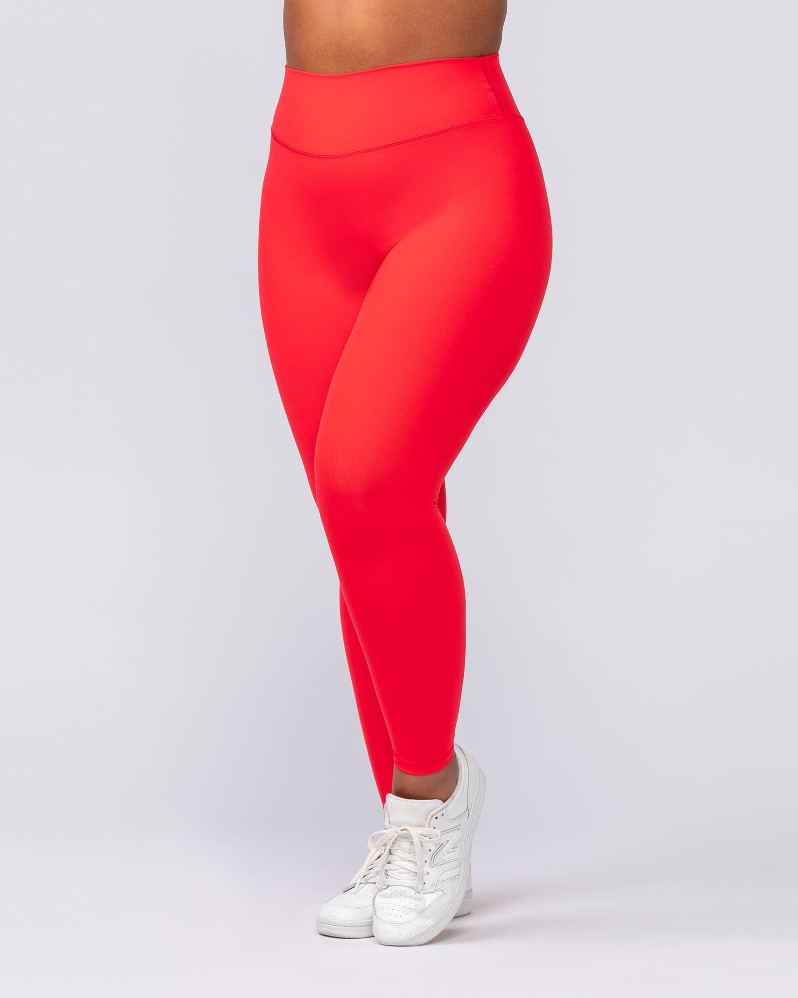 Liberty High Rise Ankle Length Leggings Salsa - Muscle Nation women's leggings, view 3