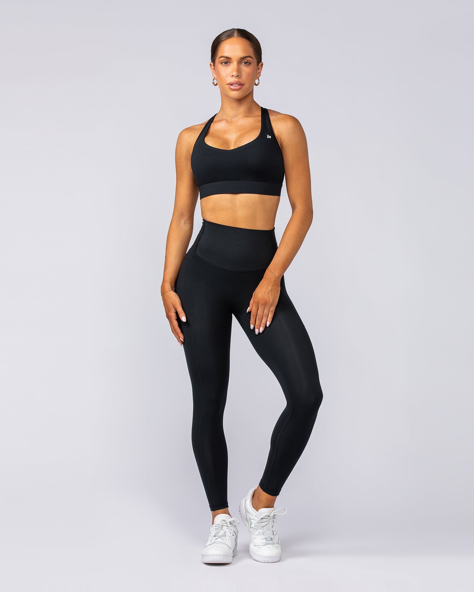Unrivalled Everyday Pocket Ankle Leggings Black - Muscle Nation women's leggings, view 10