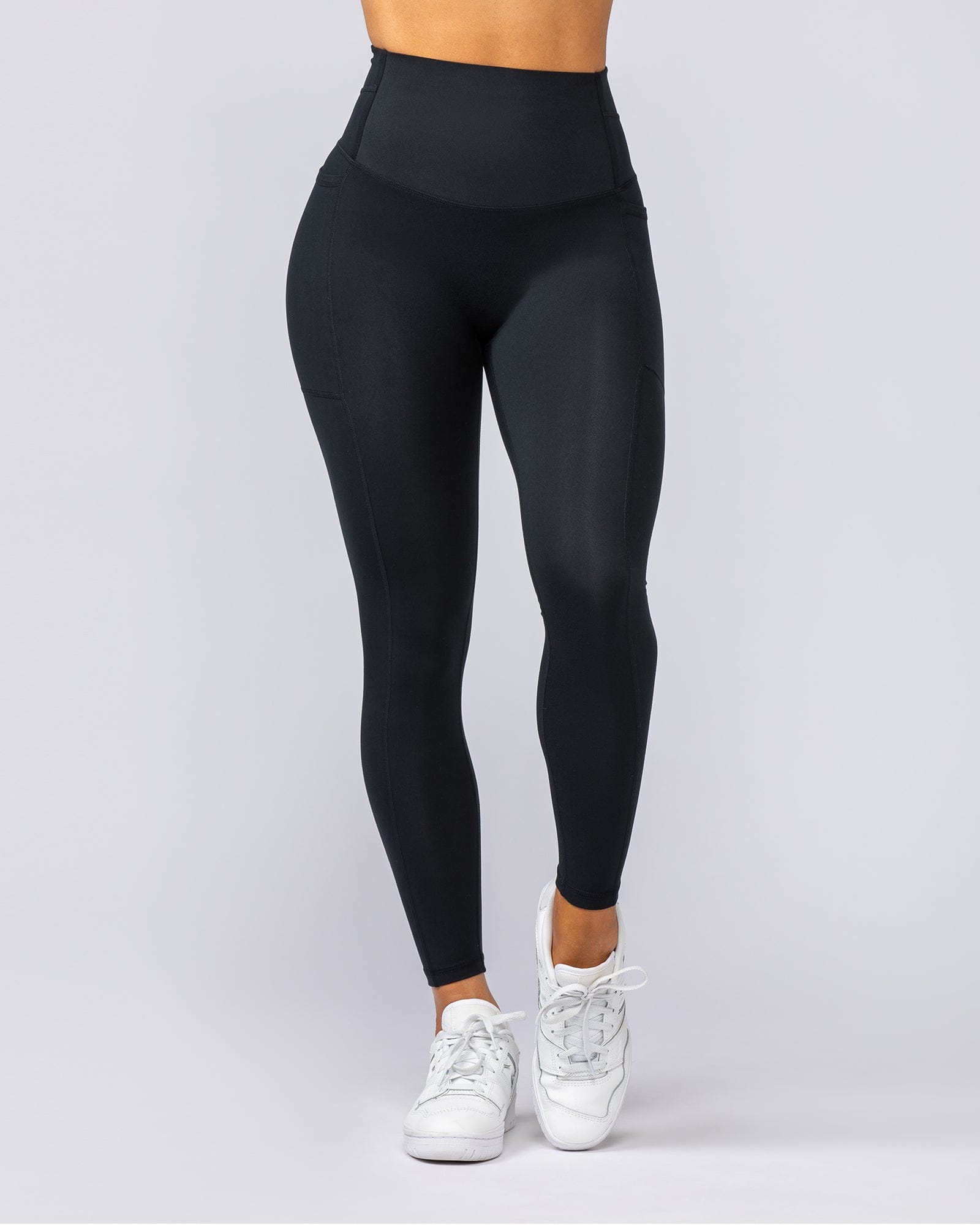 Unrivalled Everyday Pocket Ankle Leggings Black - Muscle Nation women's leggings, view 6