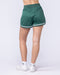 Womens 3" Basketball Shorts Evergreen - Muscle Nation women's gym shorts, view 2