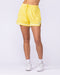 Womens 3" Basketball Shorts Sunshine - Muscle Nation women's gym shorts