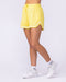 Womens 3" Basketball Shorts Sunshine - Muscle Nation women's gym shorts, view 3