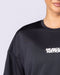 Womens Relaxed Training Tee Black - Muscle Nation women's gym tee, view 2