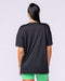 Womens Relaxed Training Tee Black - Muscle Nation women's gym tee, view 6