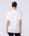 Womens Relaxed Training Tee White - Muscle Nation women's gym tee, view 4
