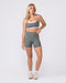Zero Rise Everyday Bike Shorts Botanica - Muscle Nation women's bike shorts, view 5
