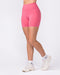 Zero Rise Everyday Bike Shorts Petal - Muscle Nation women's bike shorts, view 2