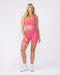 Zero Rise Everyday Bike Shorts Petal - Muscle Nation women's bike shorts, view 5