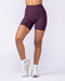 Zero Rise Rib Bike Shorts - Cranberry