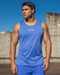 Aero Active Tank Power Blue - Muscle Nation men's muscle tank
