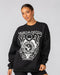 Athletics Oversized Pullover Black - Muscle Nation women's hoodie