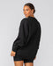 Athletics Oversized Pullover Black - Muscle Nation women's hoodie, view 3