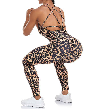 Baller Babe Active Wear Tights Leopard Baller Babe jumpsuit one piece Leggings