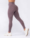 Muscle Nation Leggings Bare Seamless Ankle Length Leggings - Umber Marl