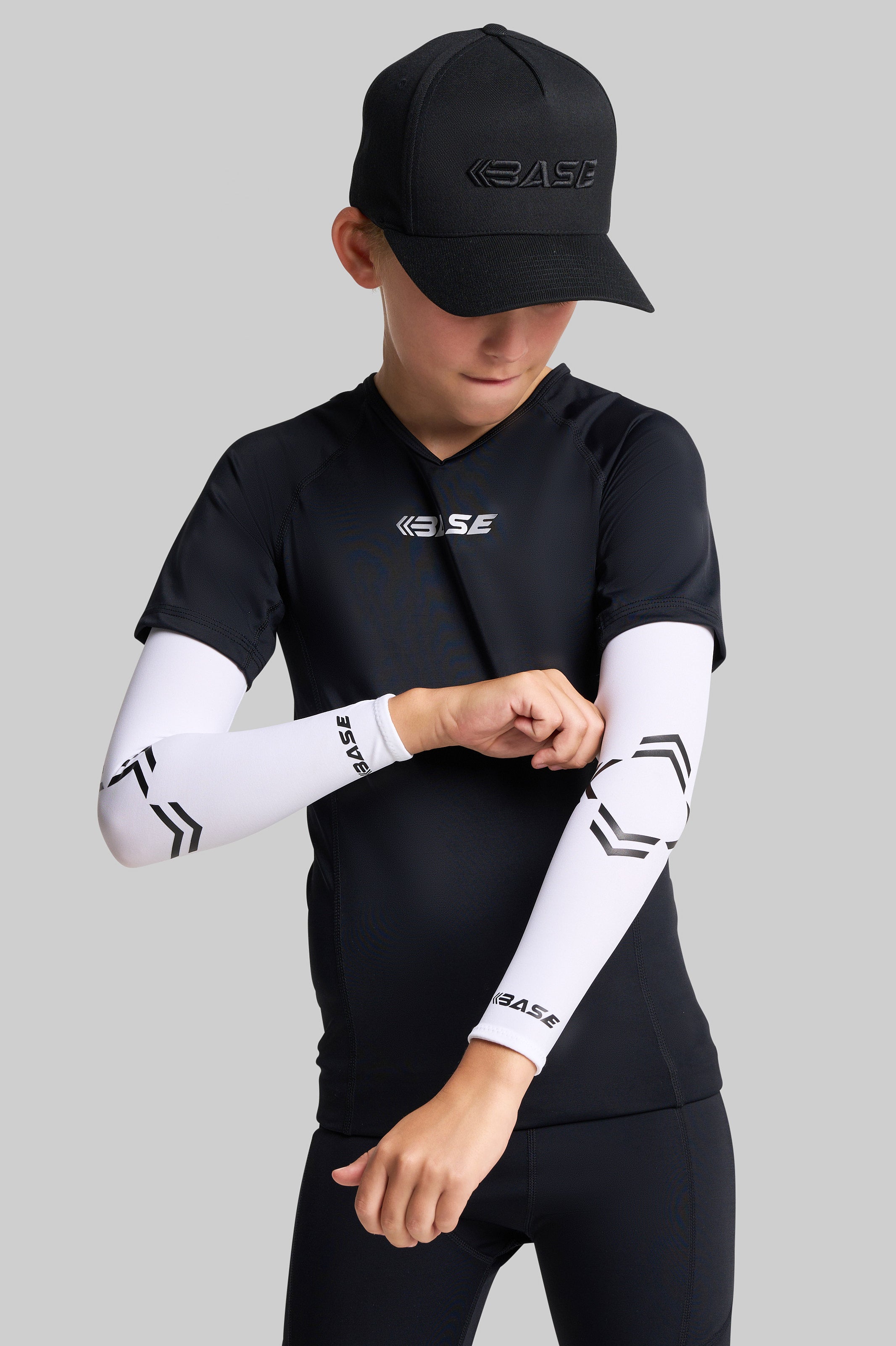 BASE Compression Arm Guard BASE Compression Arm Sleeve (Pair) - White