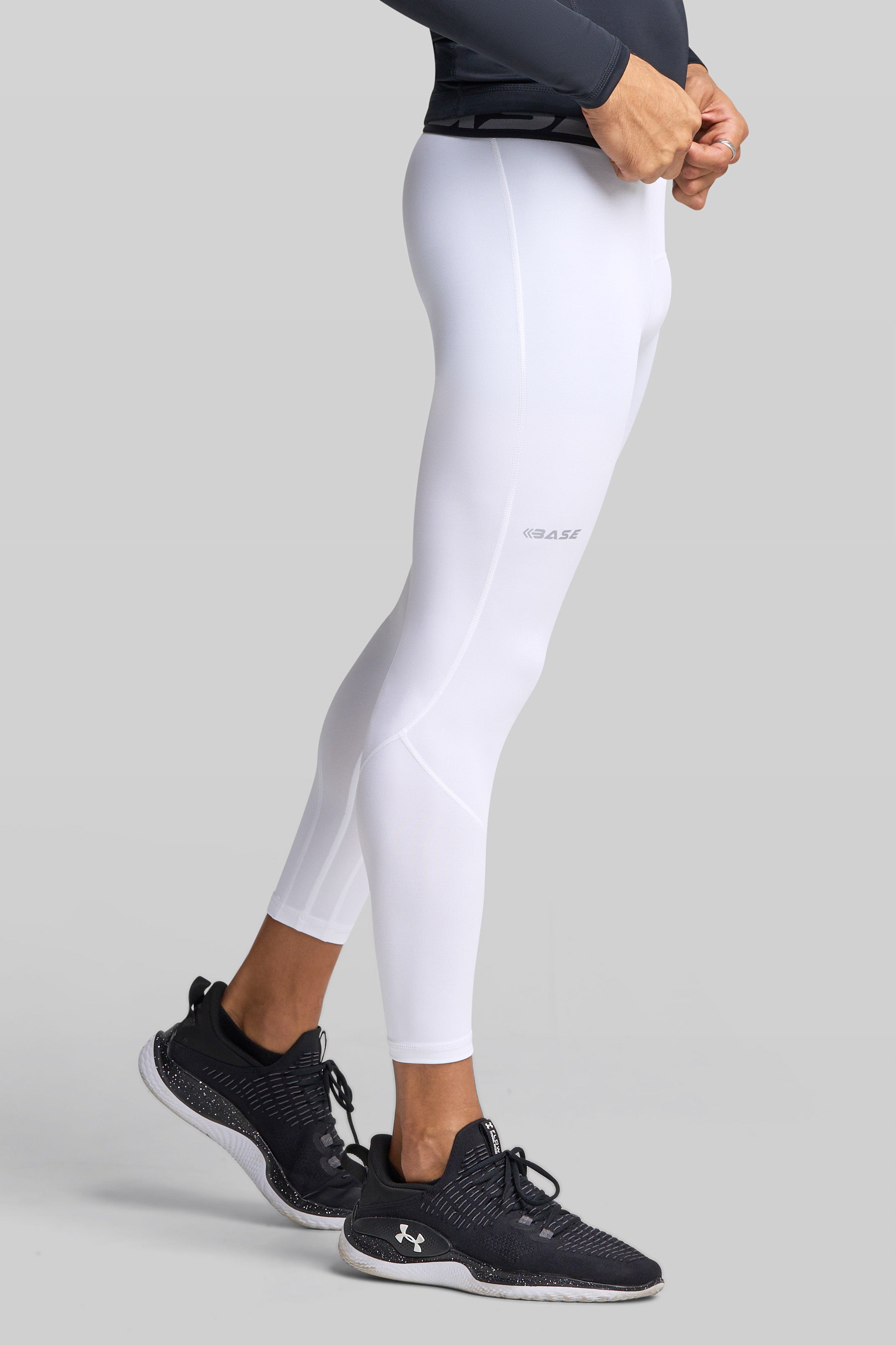 BASE Compression tights Men's Performance Tights - White
