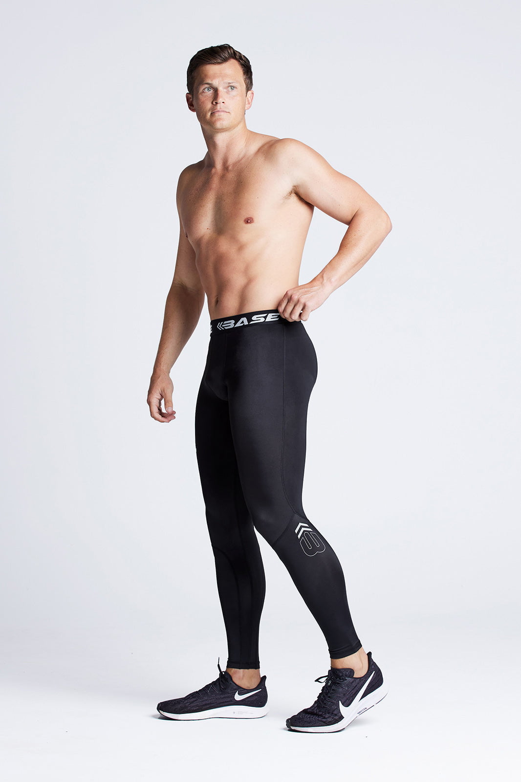 BASE Compression tights S / Black BASE Men's Compression Tights - Black