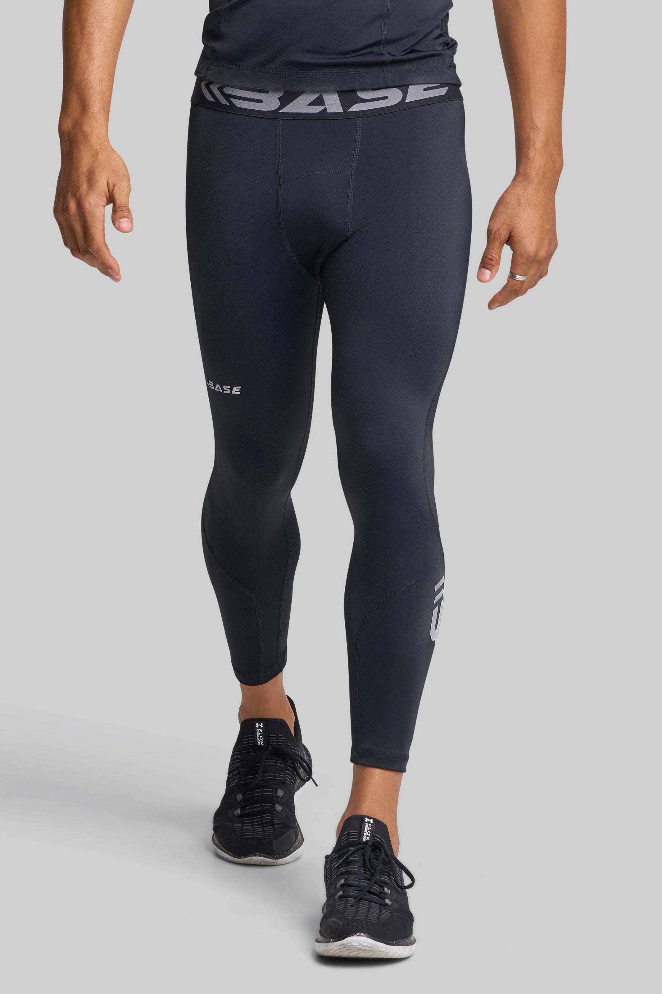 BASE Compression tights S / Black Men's Performance Tights - Black