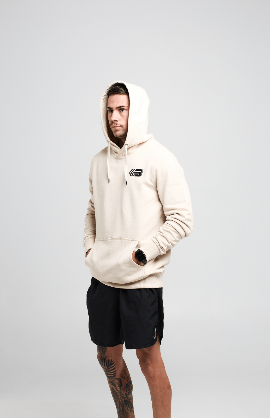 BASE Hoodies XS 'Icon' Organic Hoodie - Sand
