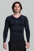 BASE Long Sleeve Top S / Black Men's Long Sleeve Compression Tee - Black