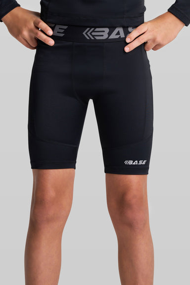 BASE Shorts 8 BASE Youth Compression Shorts - Black