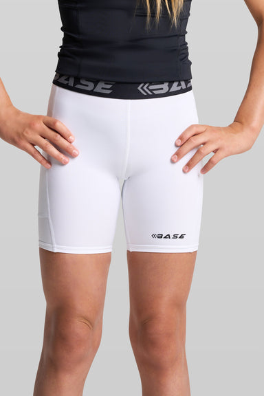 BASE Shorts BASE Women's Compression Shorts - White